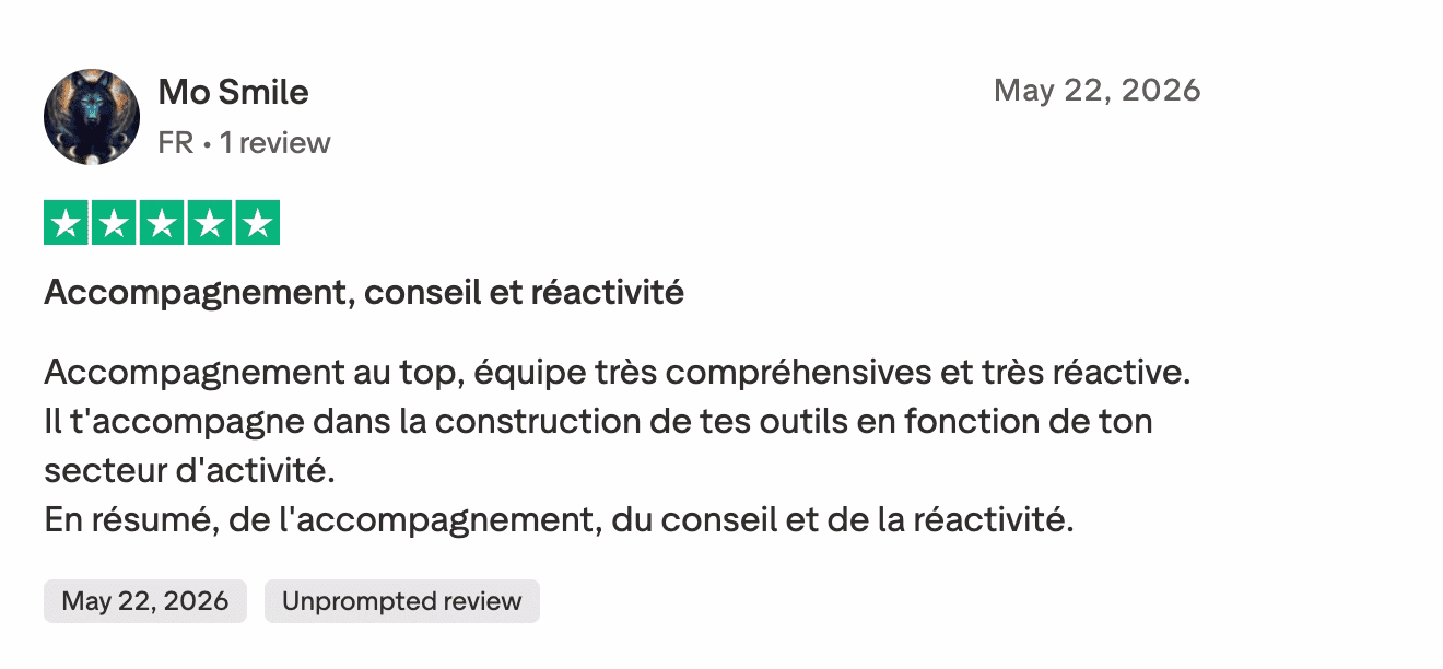 Avis Trustpilot Mo Smile