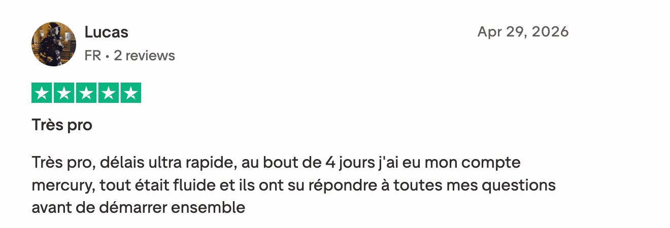Avis Trustpilot Lucas